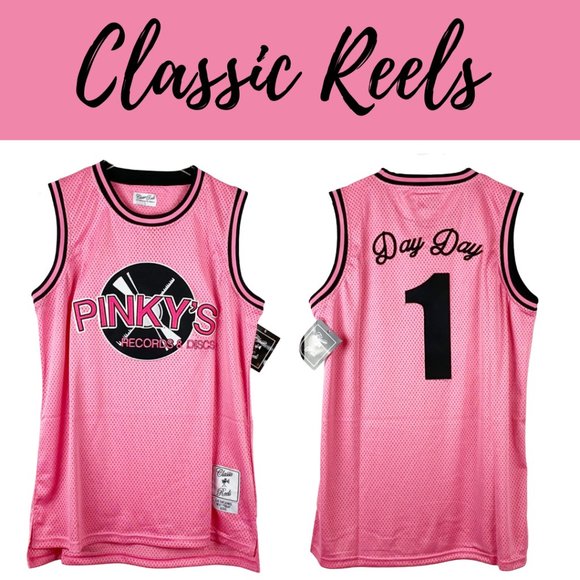 Men's Next Friday 2000 Pinky's Records & Discs Basketball Jersey Day Day Jones - Picture 1 of 13